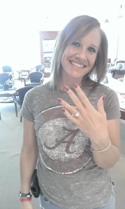 Me Trying on the Ring (Its a Perfect Fit lol) At Iroff and Son